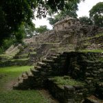 The temple known as Structure 33, the best-preserved building at the Maya city of Yaxchilan.