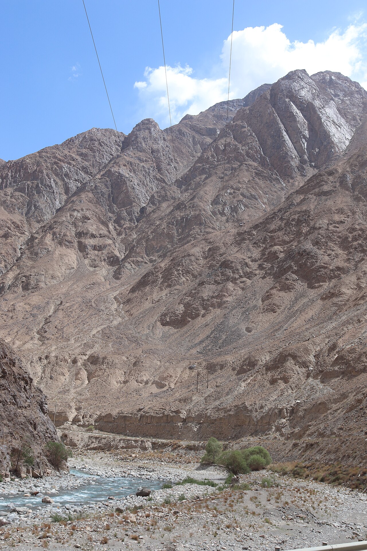 The Qilian mountains in the Sunan Yugur country