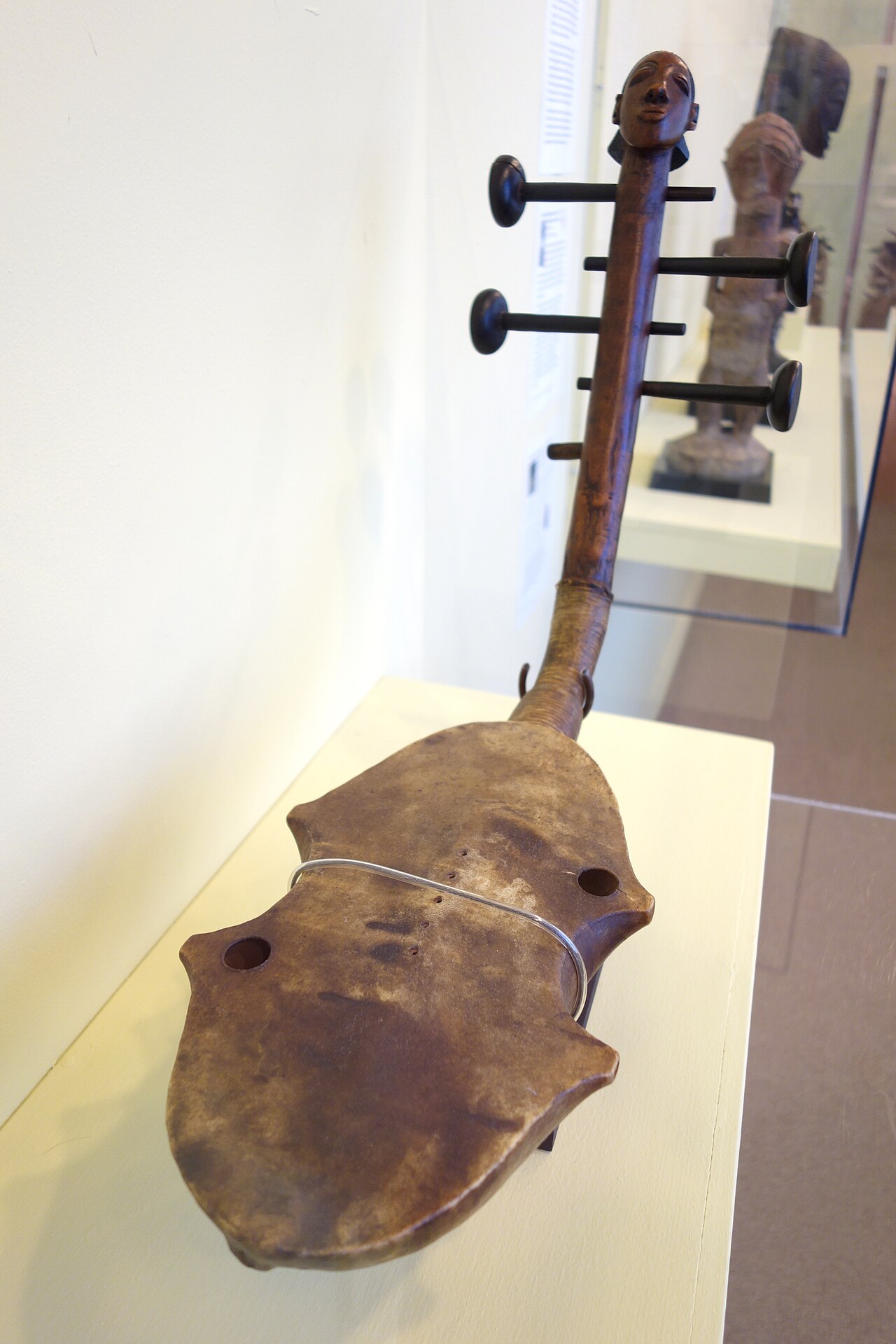 A Zande harp; the Azande are renowned for their music and stringed instruments.