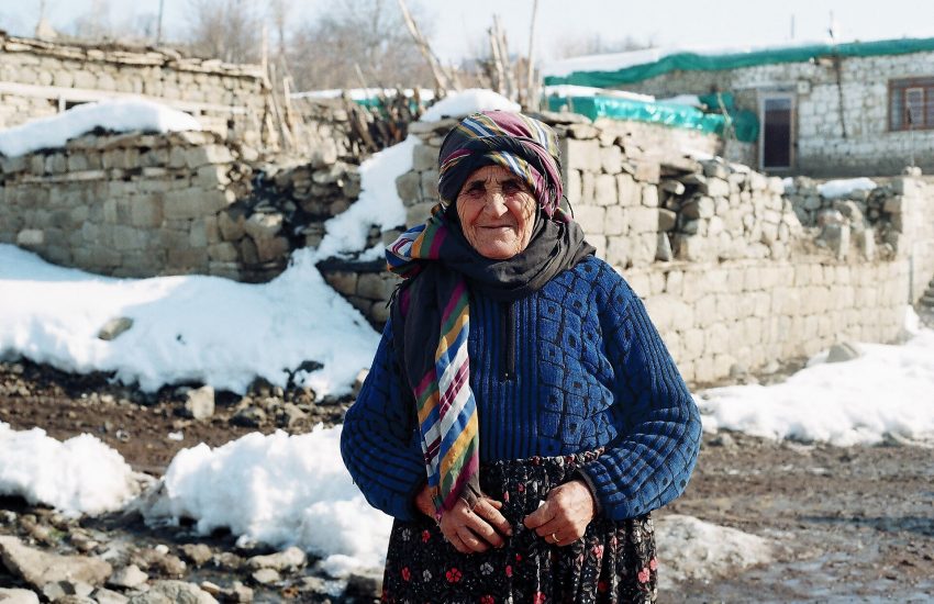 A Zaza woman of eastern Turkey; the Zaza are a people of the eastern Anatolian highlands.