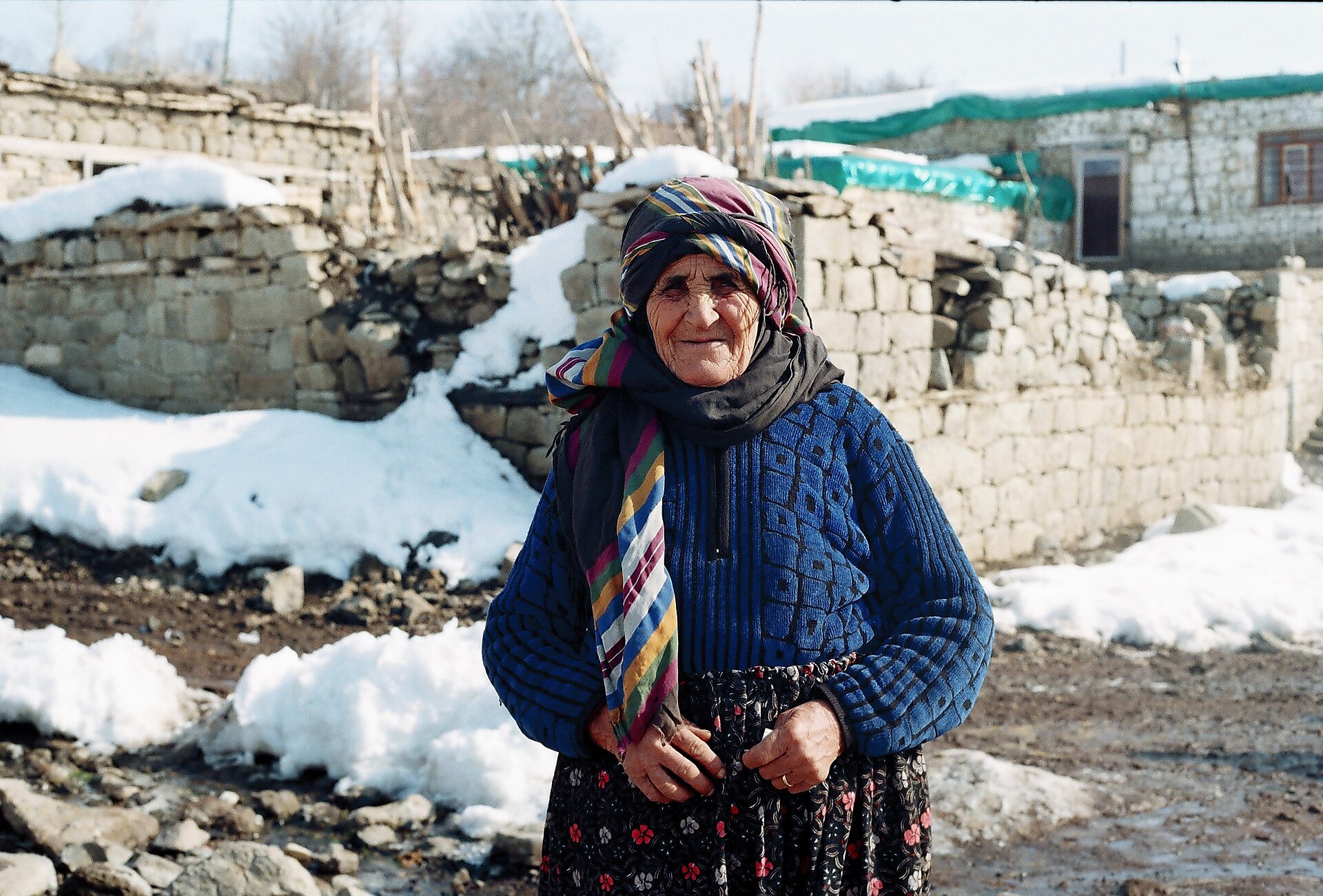 A Zaza woman of eastern Turkey; the Zaza are a people of the eastern Anatolian highlands.