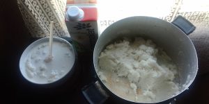 Pap and milk
