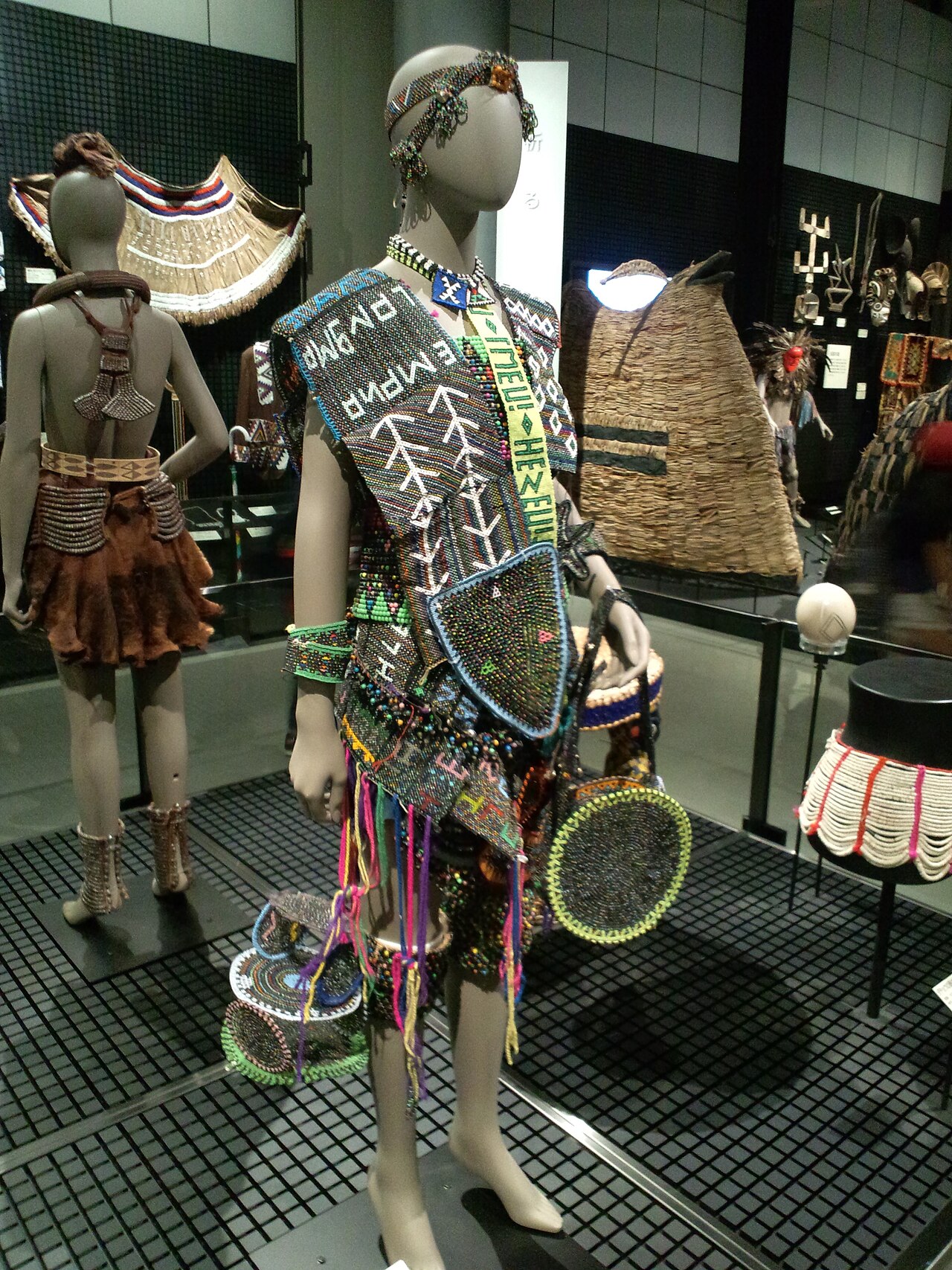 Zulu beadwork costume