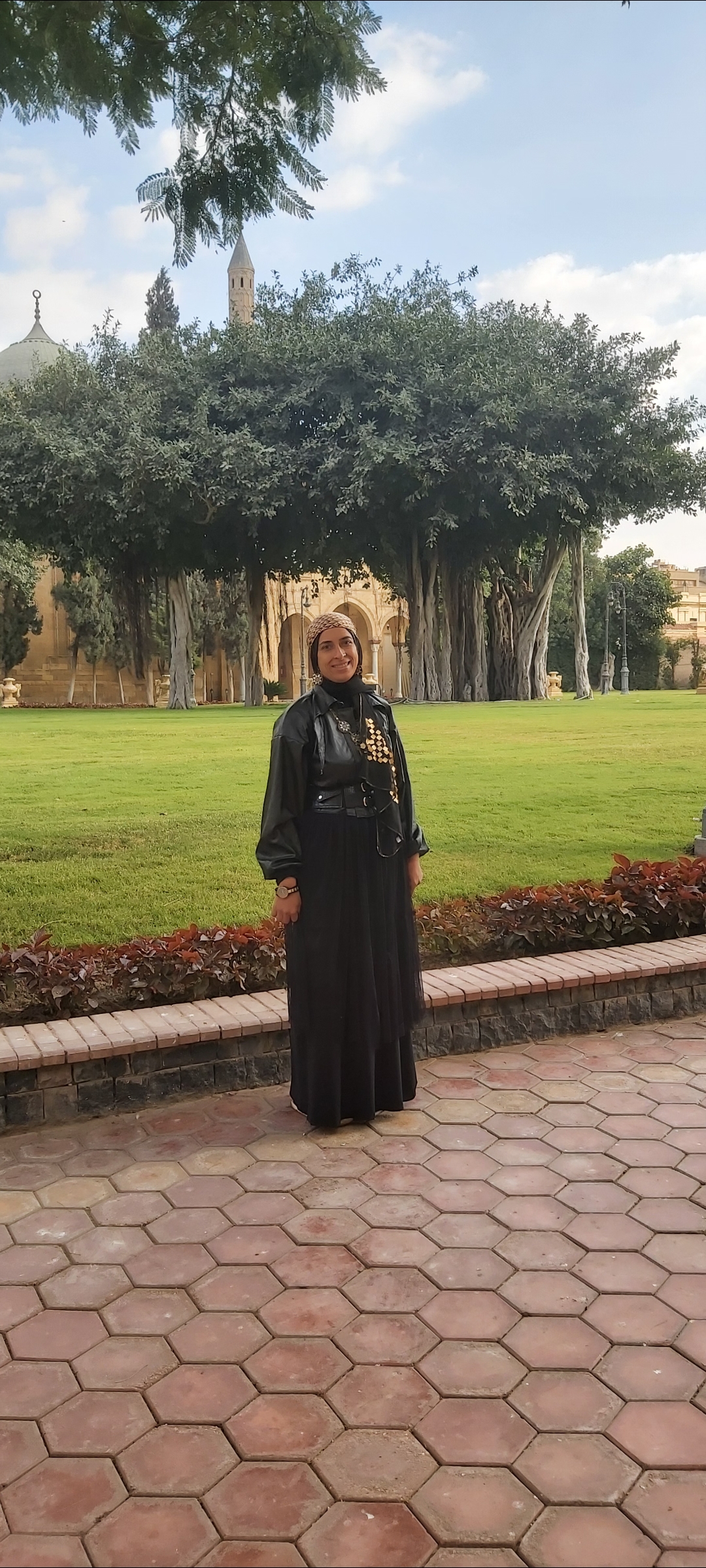 The garden of Abdeen Palace