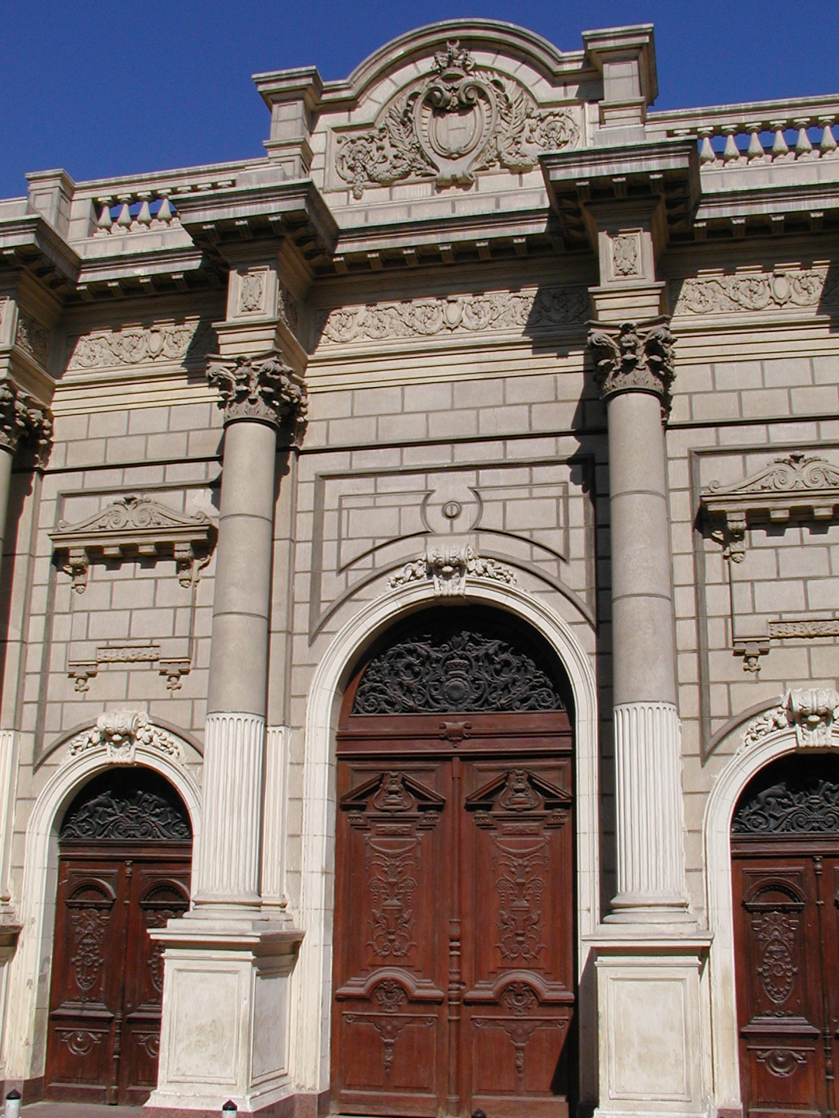 A facade of the royal palace in Cairo