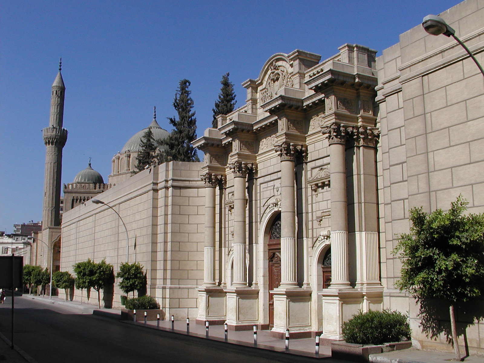 Detail of the palace exterior