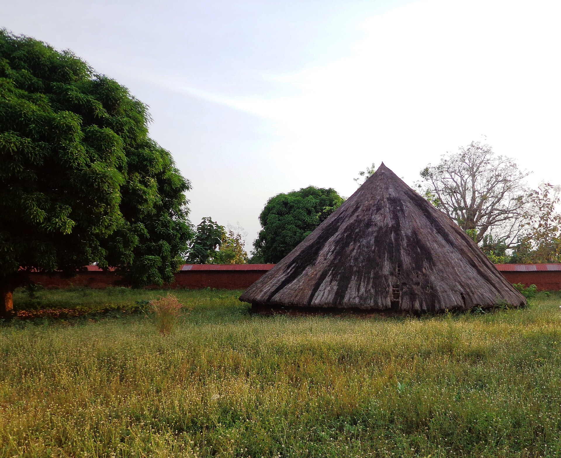 A structure within the royal enclosure at Abomey, raised by the kings of Dahomey.