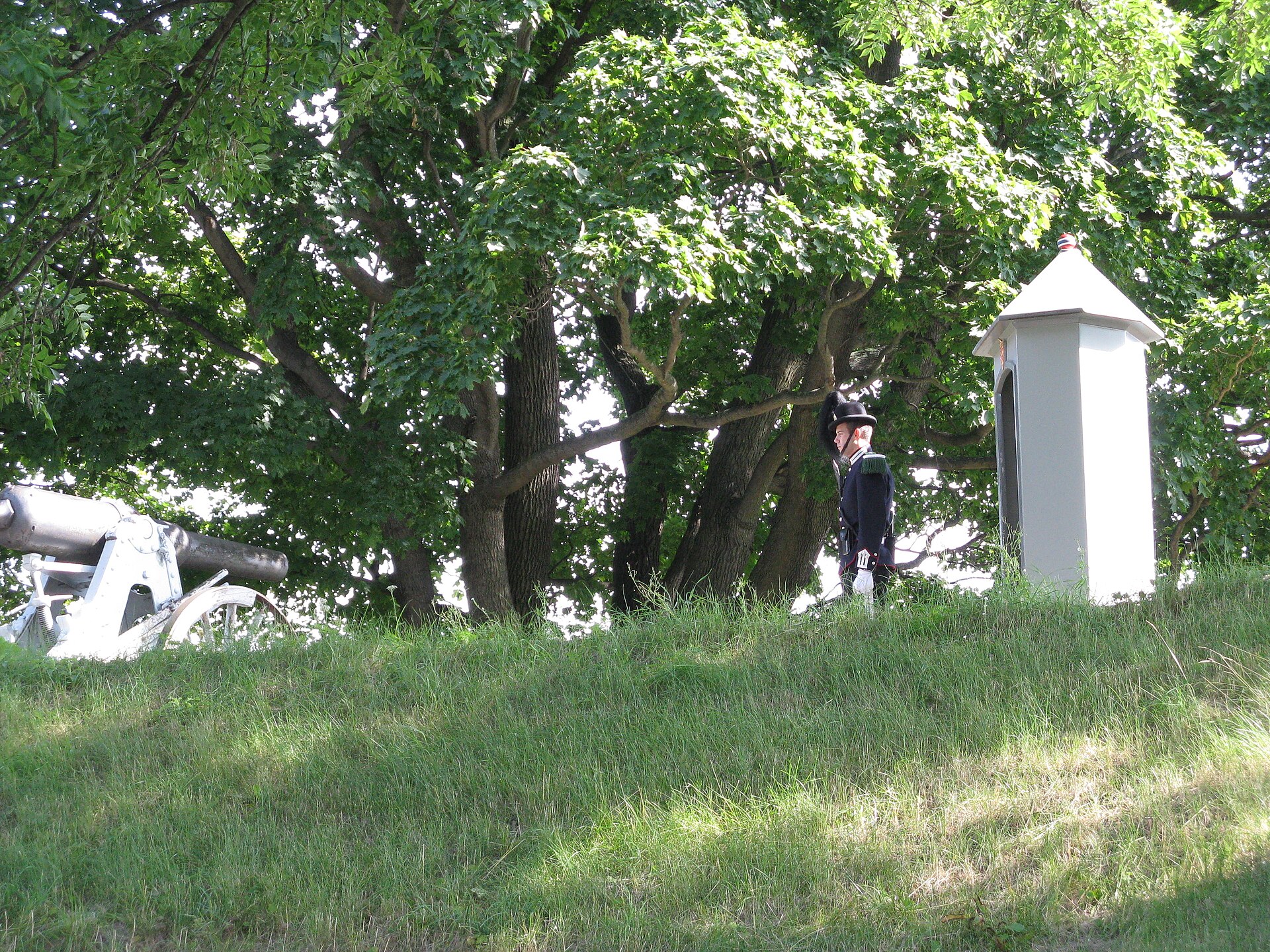 The fortress sits on the eastern side of Oslo's harbour, an easy walk from the centre.