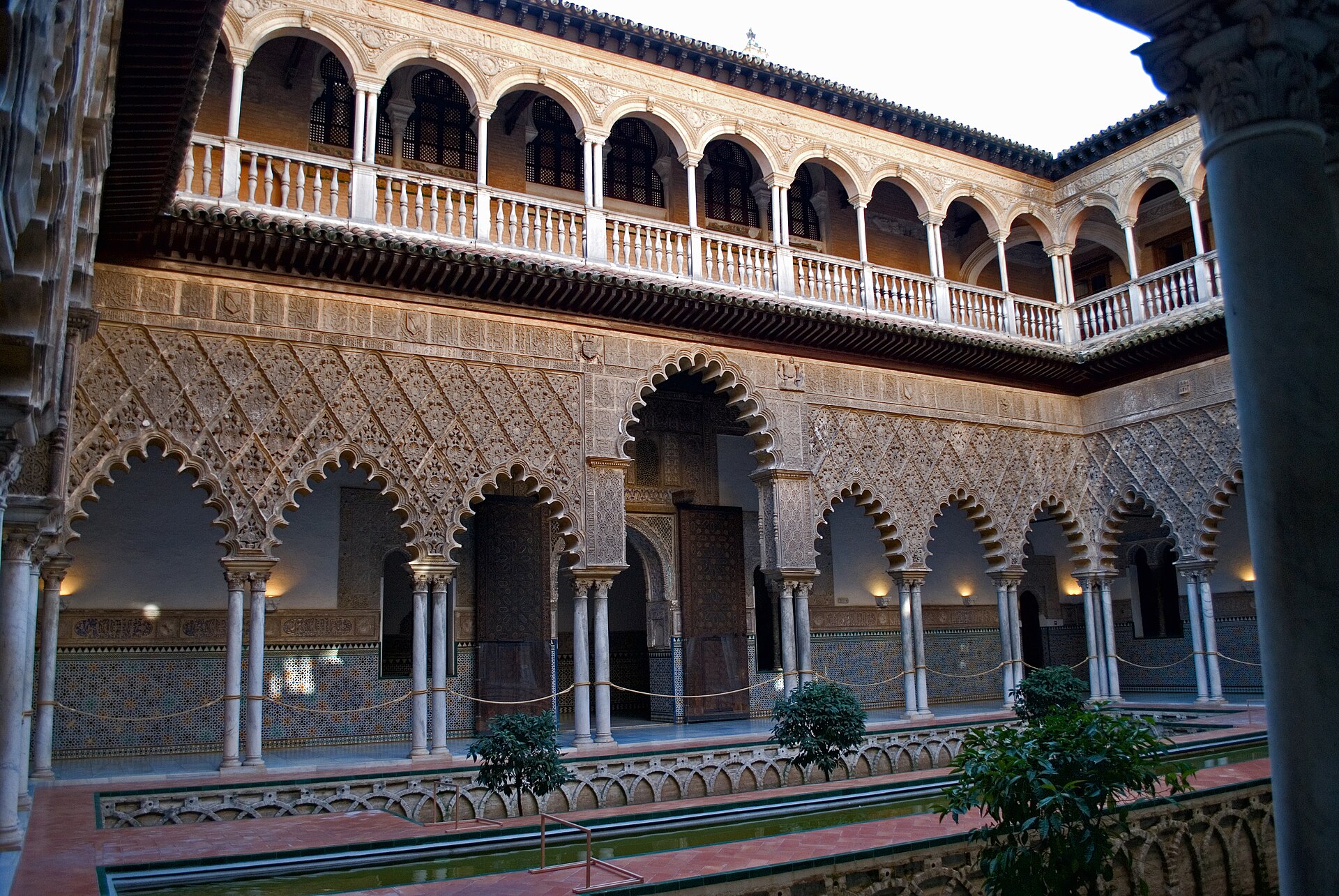 The Patio de las Doncellas, the Courtyard of the Maidens