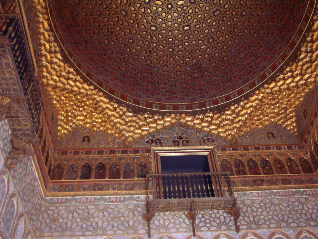 The golden dome of the Hall of the Ambassadors