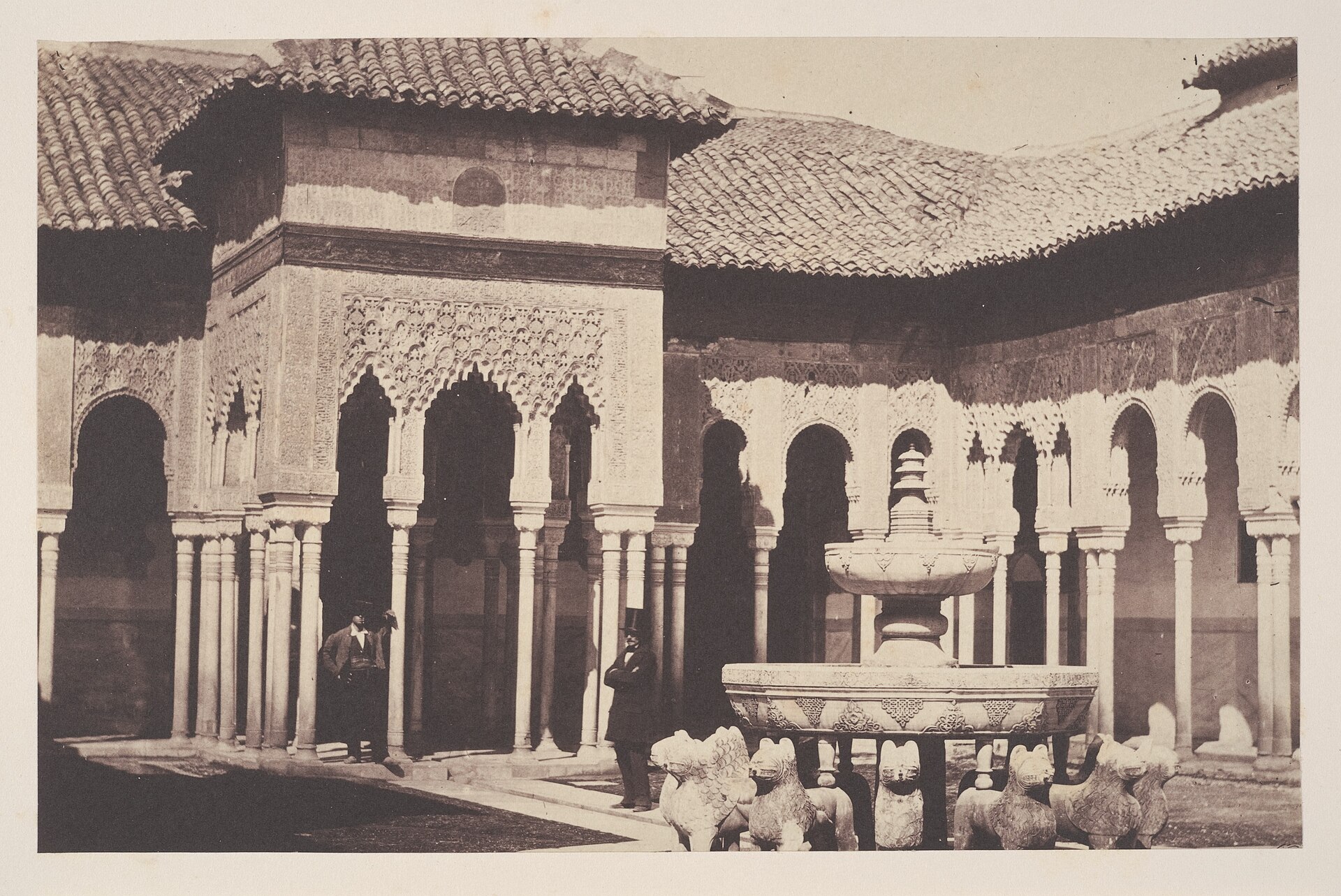 The Court of the Lions, heart of the private palace