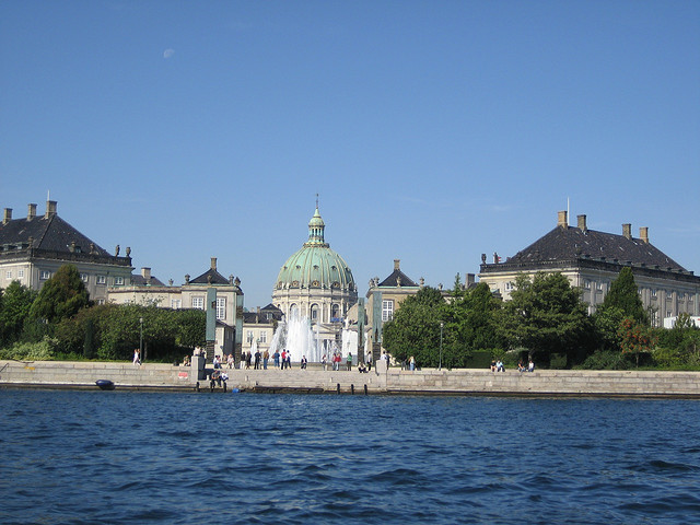 Amalienborg Palace, seat of the Danish monarchy.