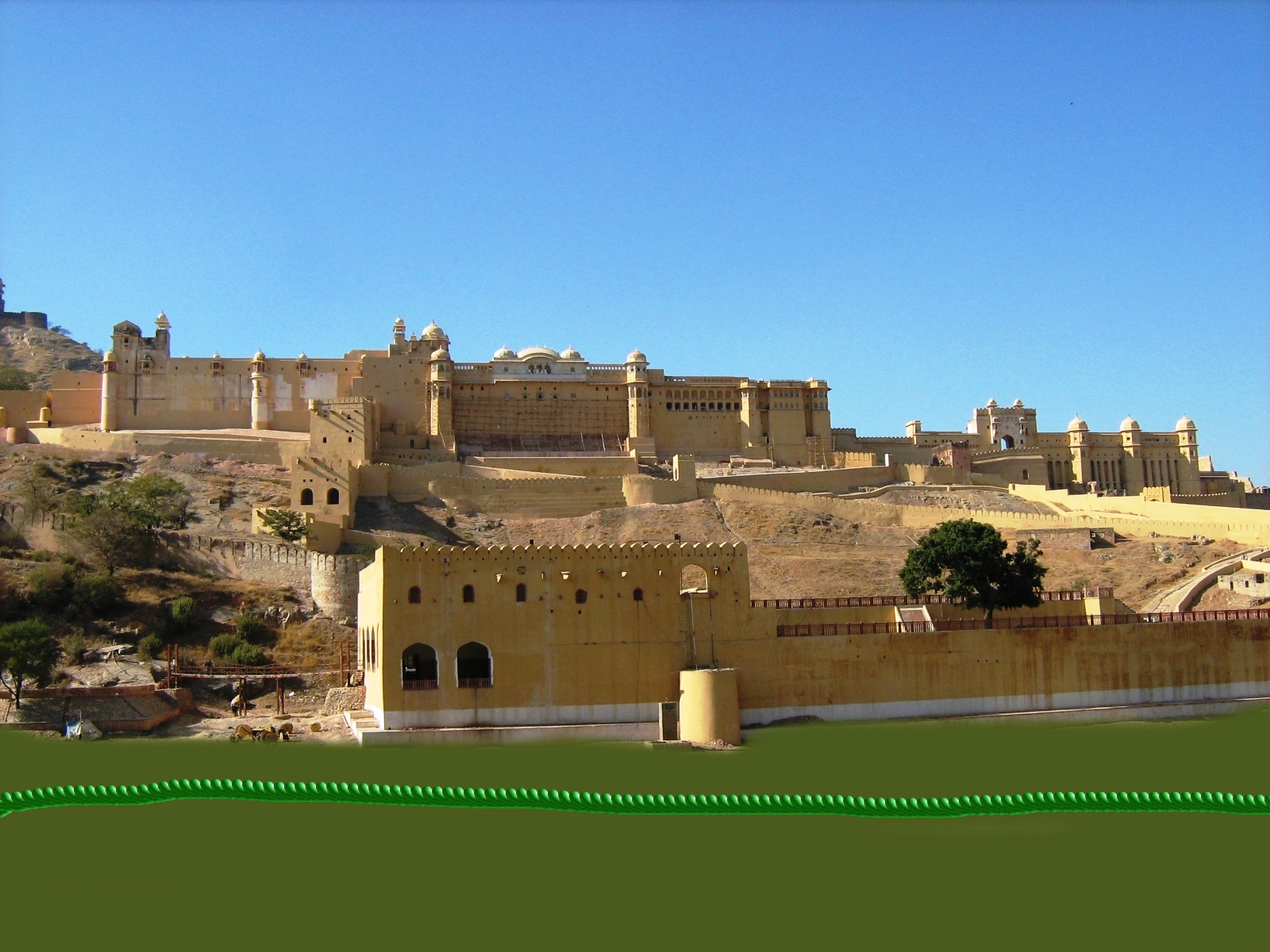 The palace begun by Raja Man Singh, greatest of the builder-kings