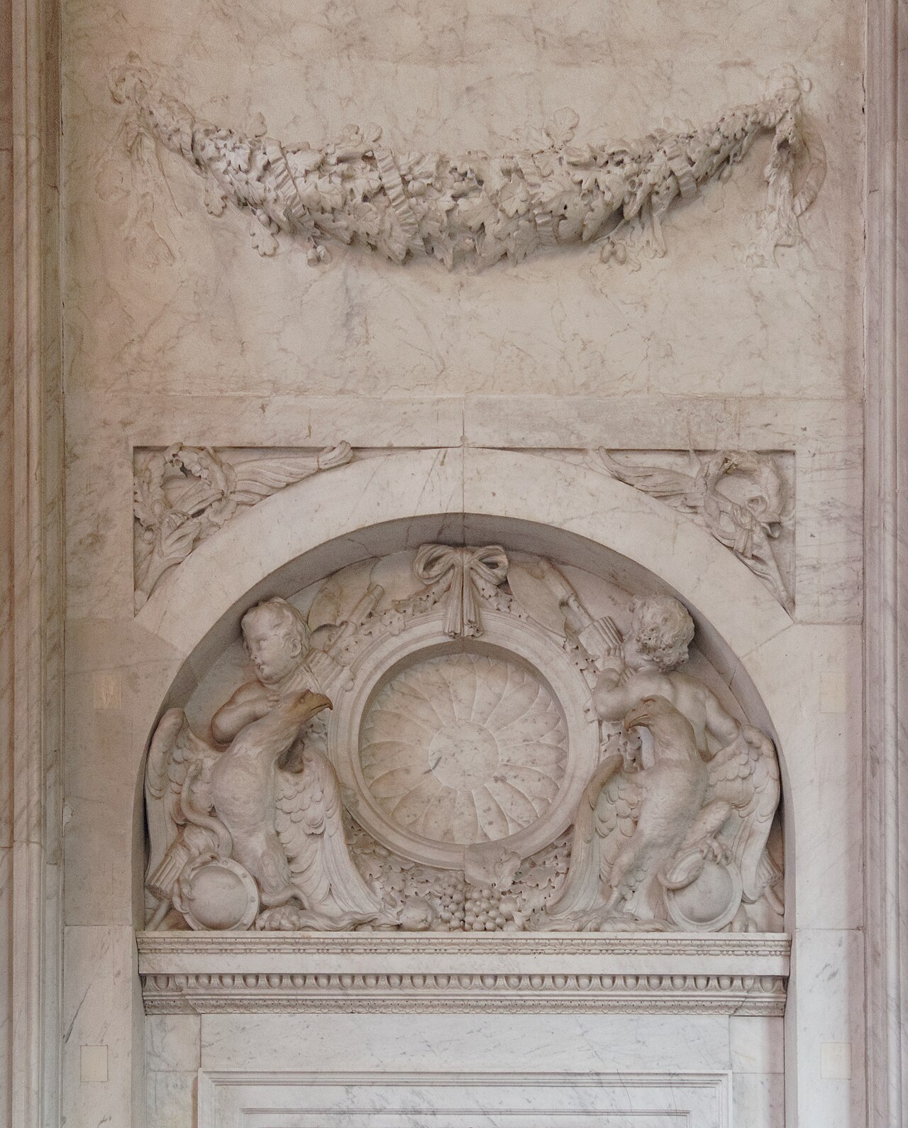 A richly decorated interior of the palace.