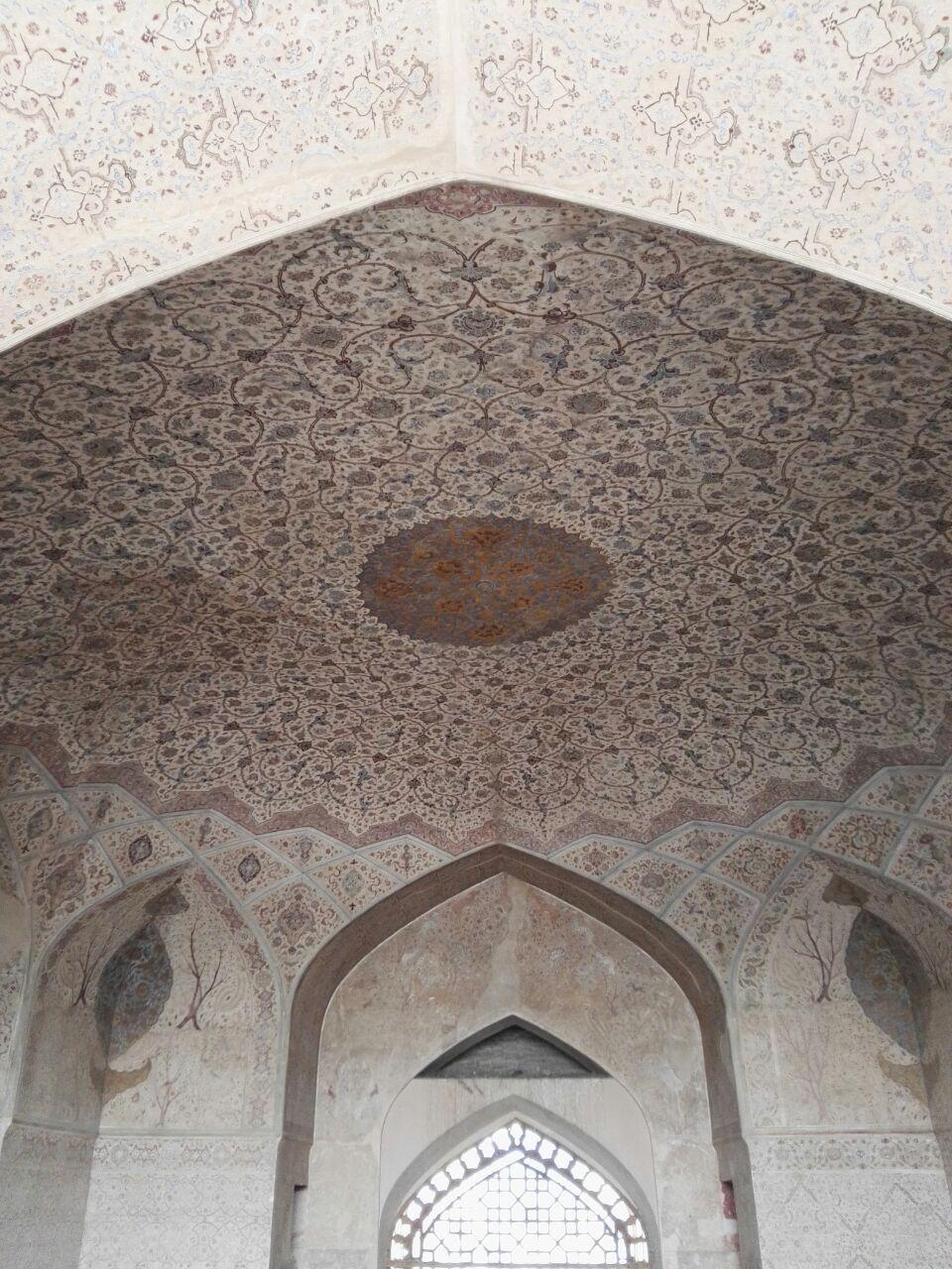 A view of Ali Qapu, one of the great monuments of Safavid Isfahan.