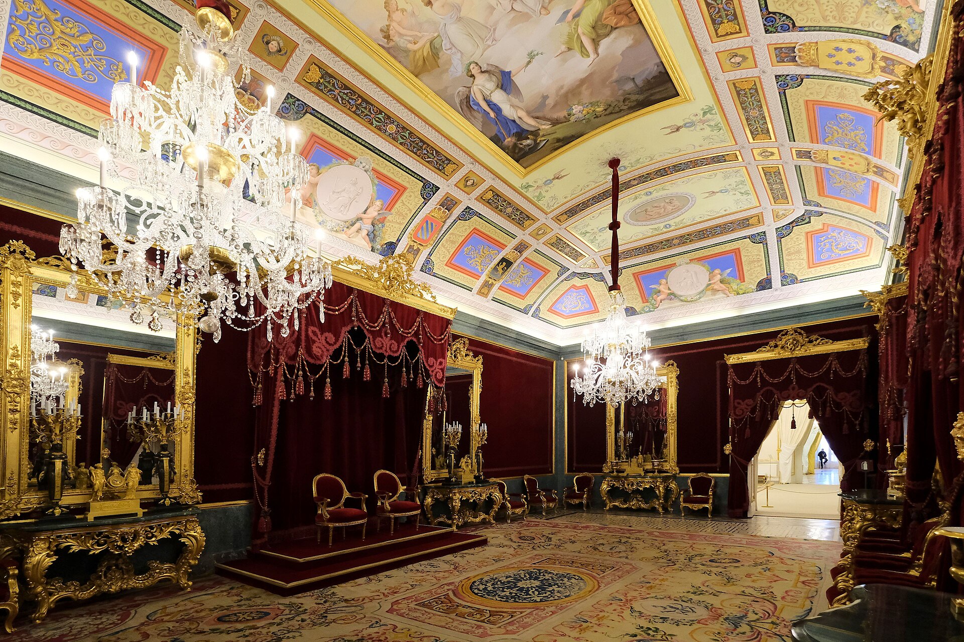 The Throne Room of the palace of Aranjuez