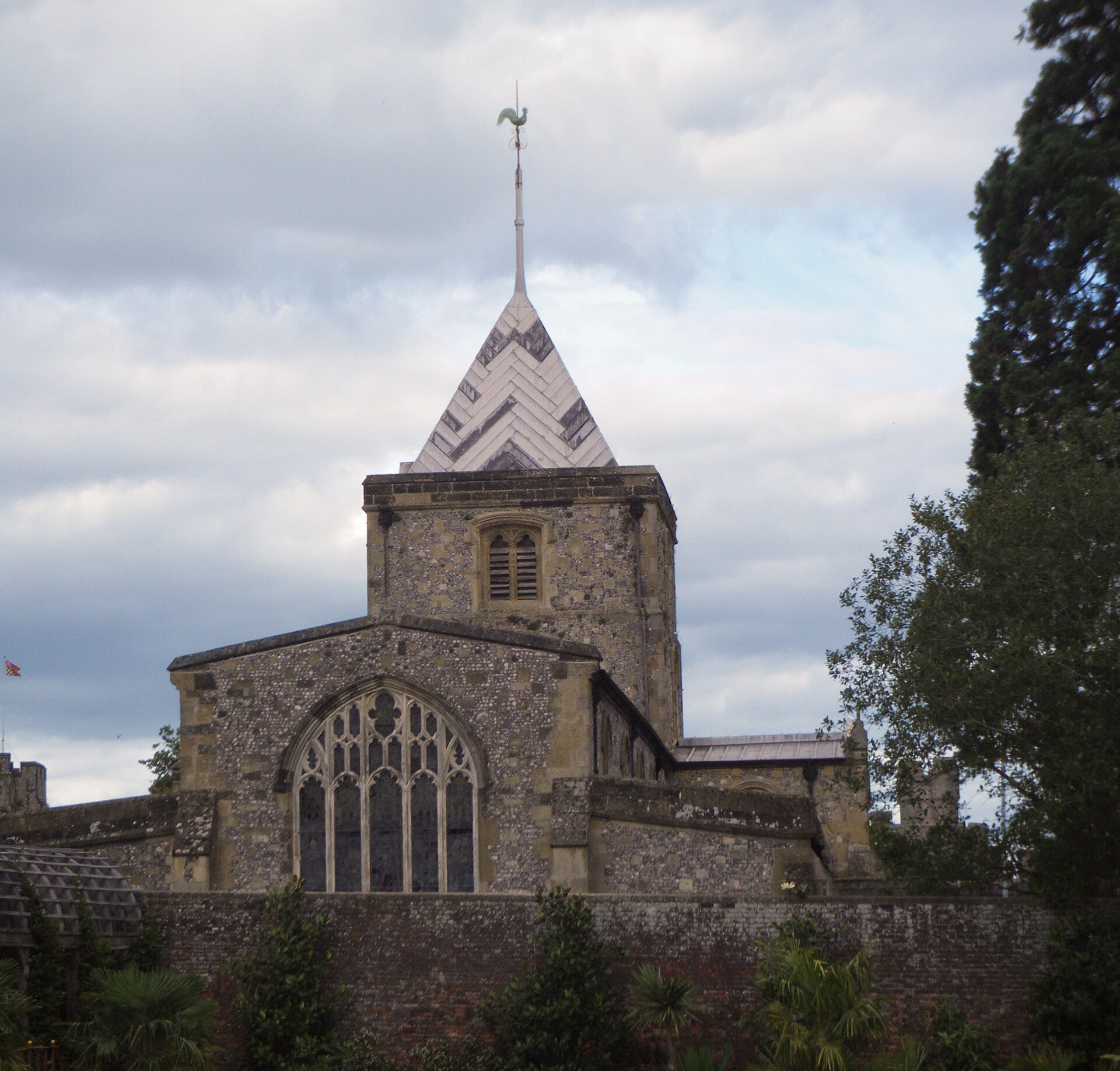 The Fitzalan Chapel, burial place of the earls and dukes who have held Arundel