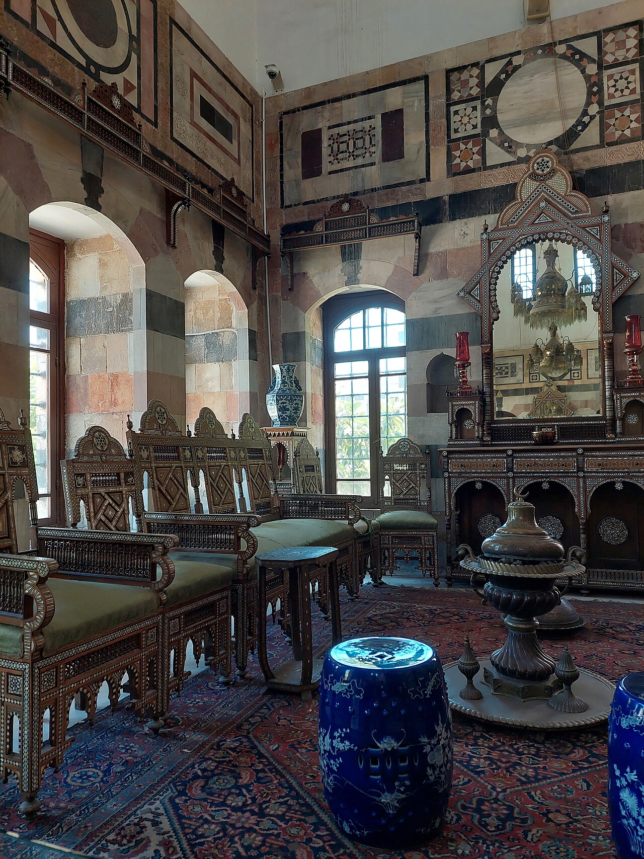 A grand reception hall of the palace.