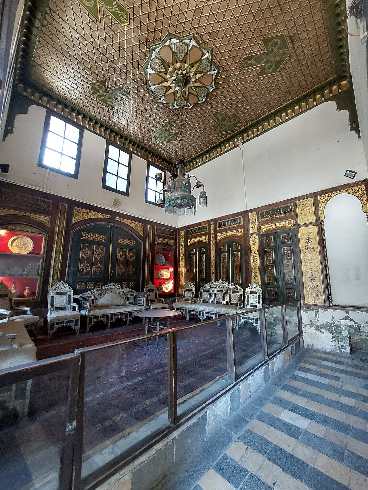 A reception room within the palace.