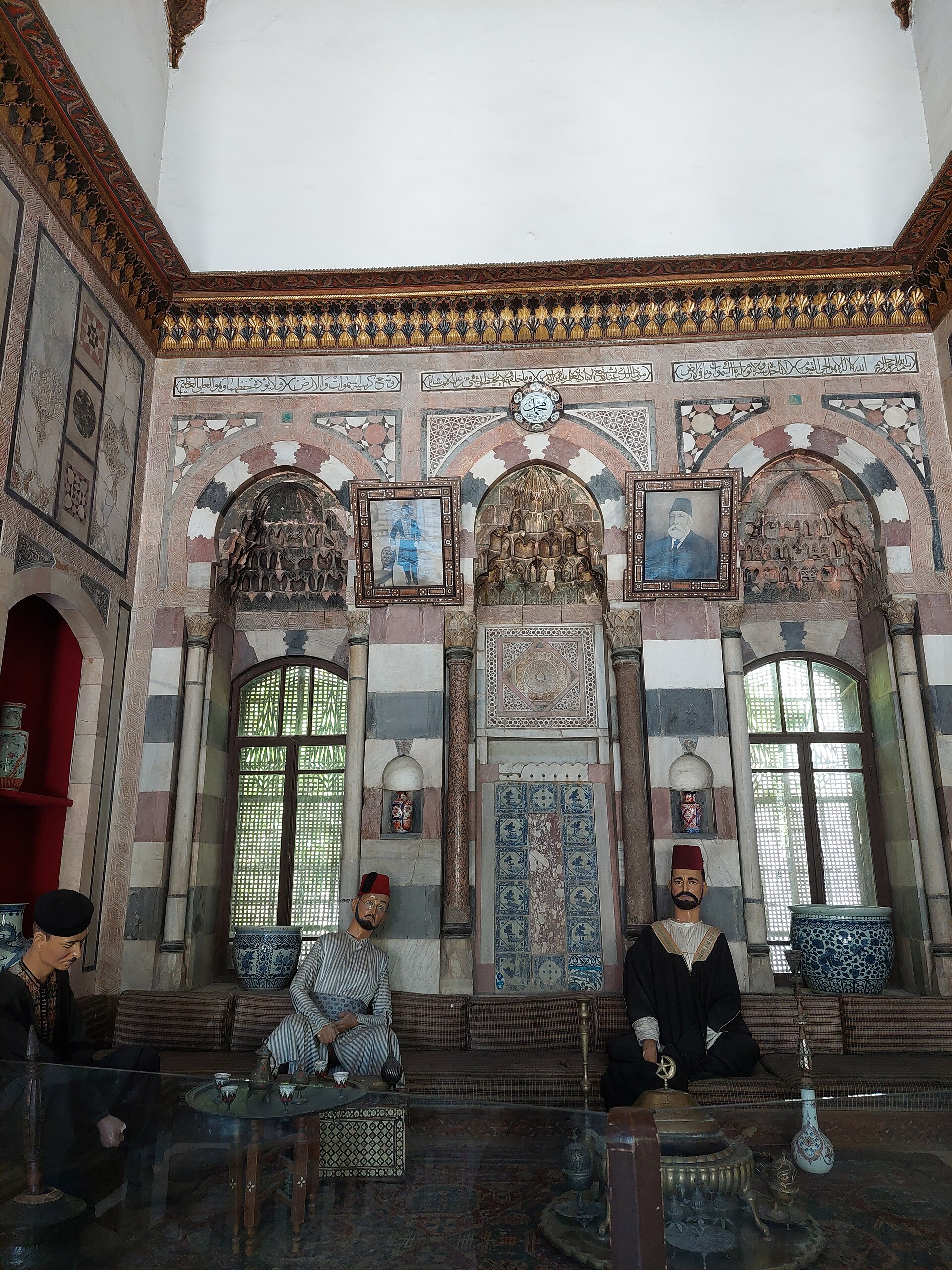 A second reception hall of the Azm Palace