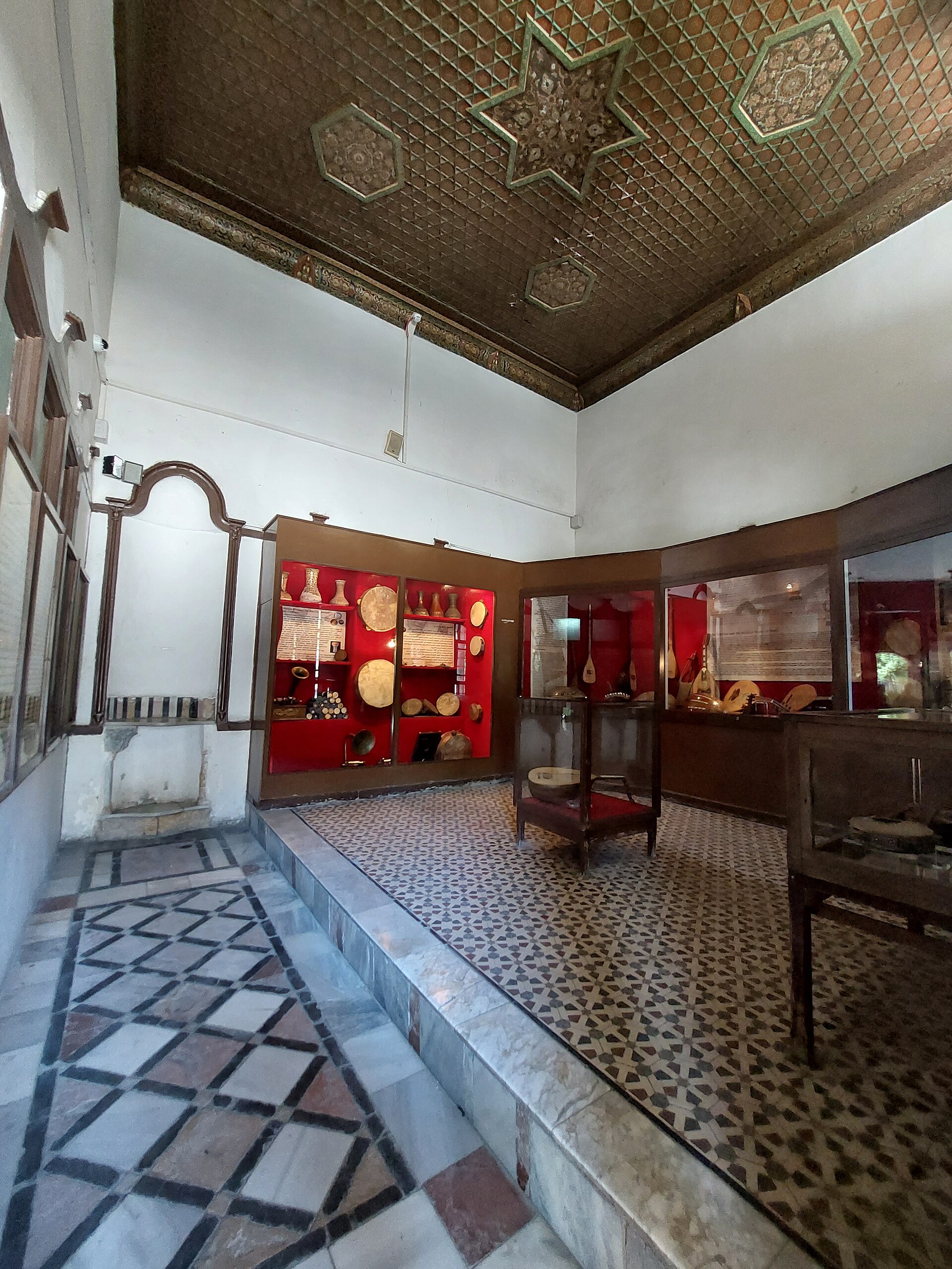 The room of musical instruments in the palace museum