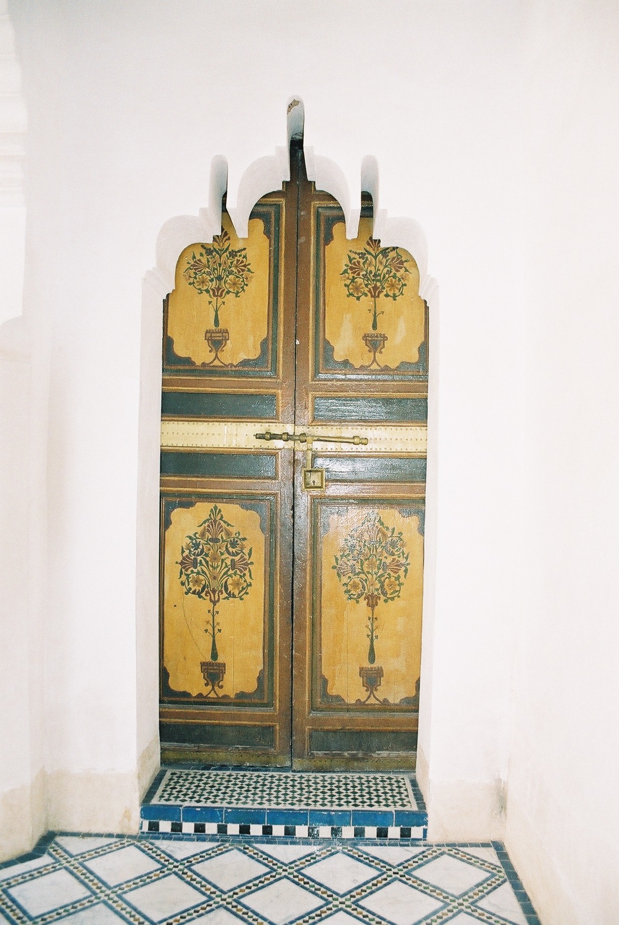 The Bahia Palace of Marrakech, one of the treasures of Moroccan decorative art.