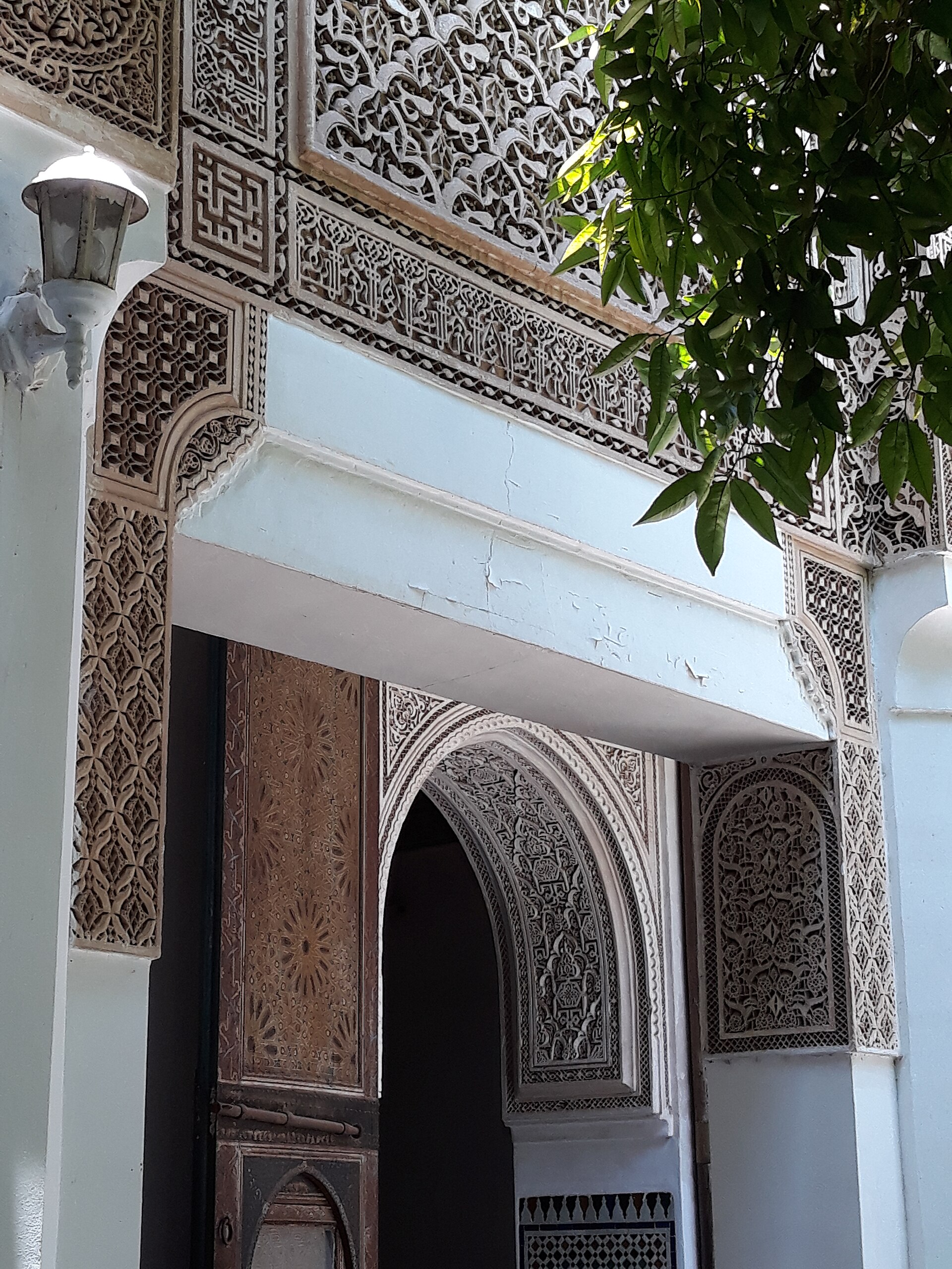 Decorated doorways of the palace
