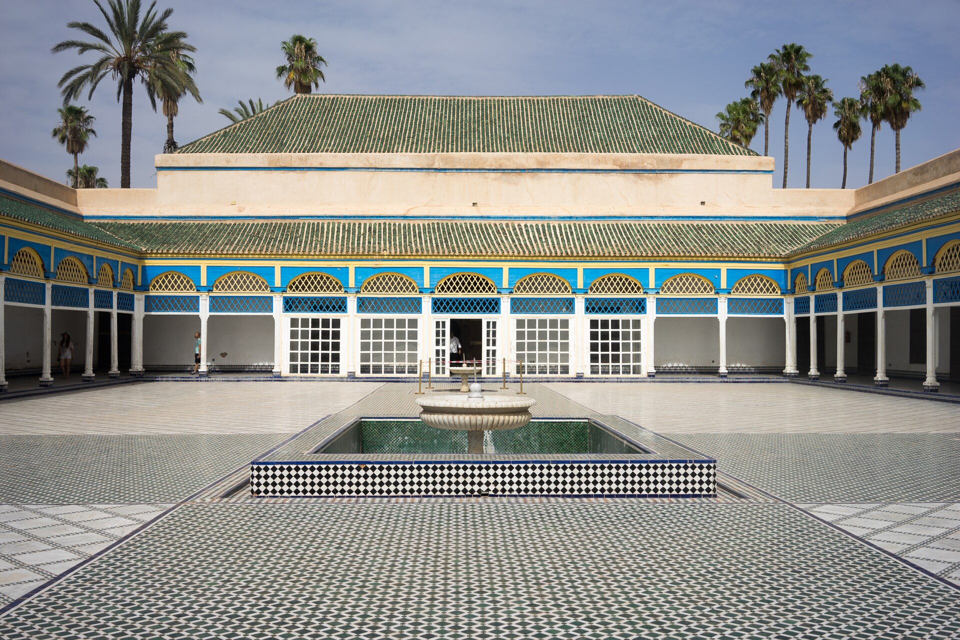 The inner square of the Bahia Palace
