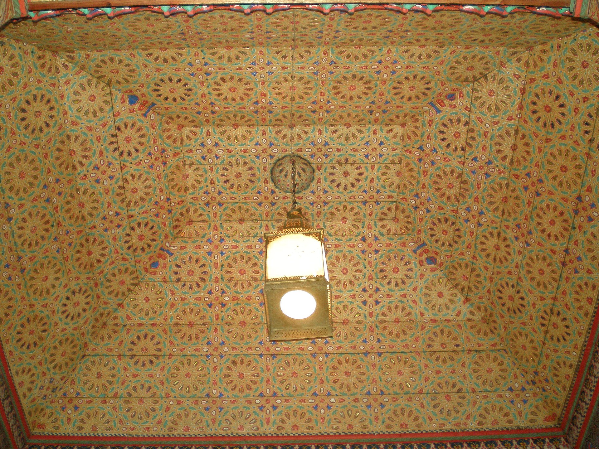 A detail of the palace decoration