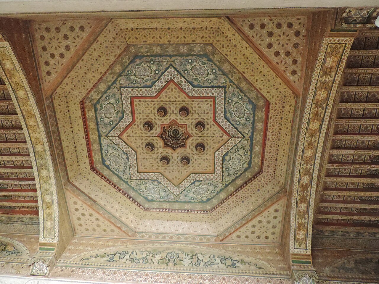 Another richly painted ceiling of the Bahia.