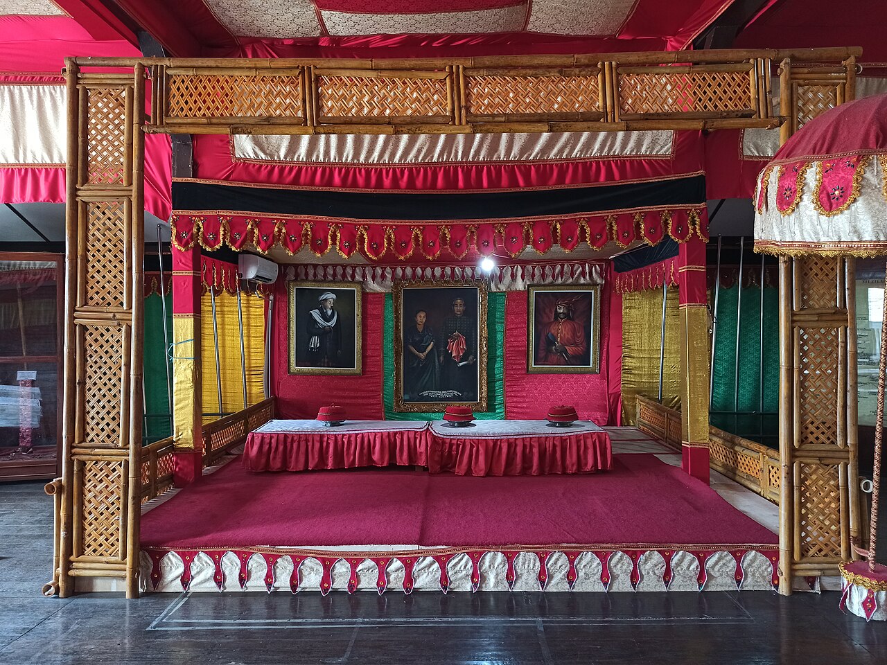 Inside Balla Lompoa, home to the Gowa royal treasures