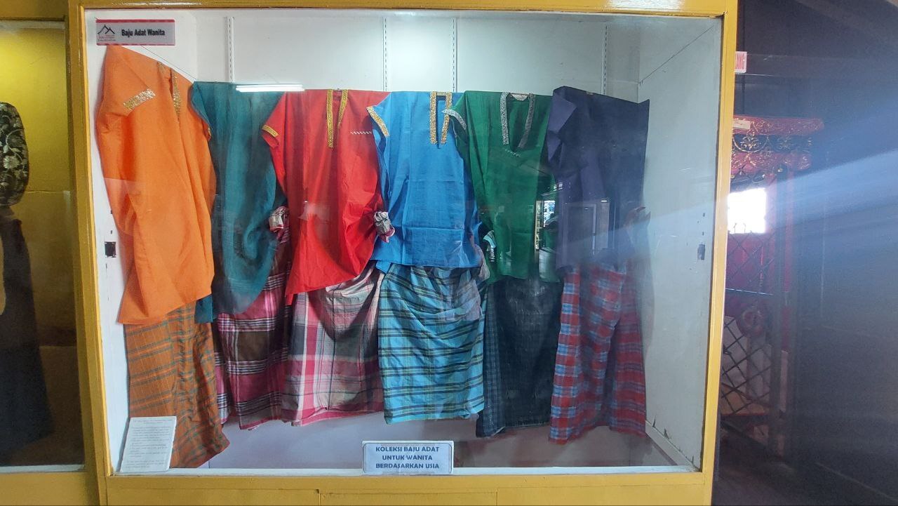 Traditional Bugis-Makassar court dress preserved at the palace