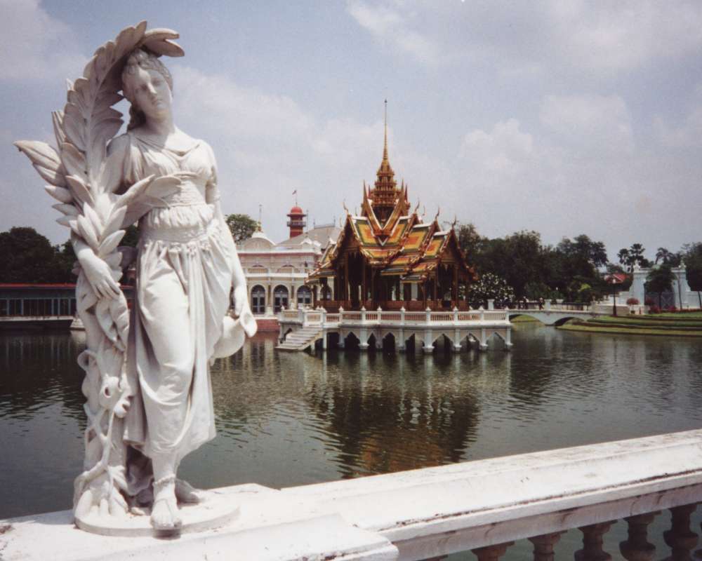 The Aisawan Thiphya-Art, the floating Thai pavilion at Bang Pa-In