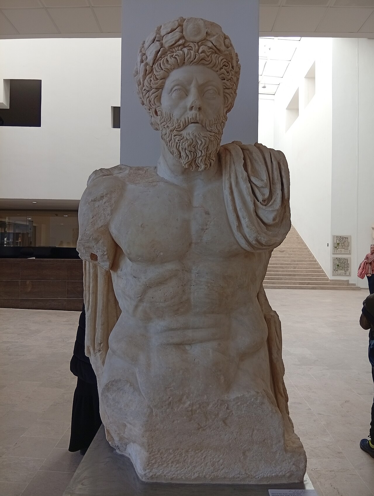 A hall of the Bardo National Museum.