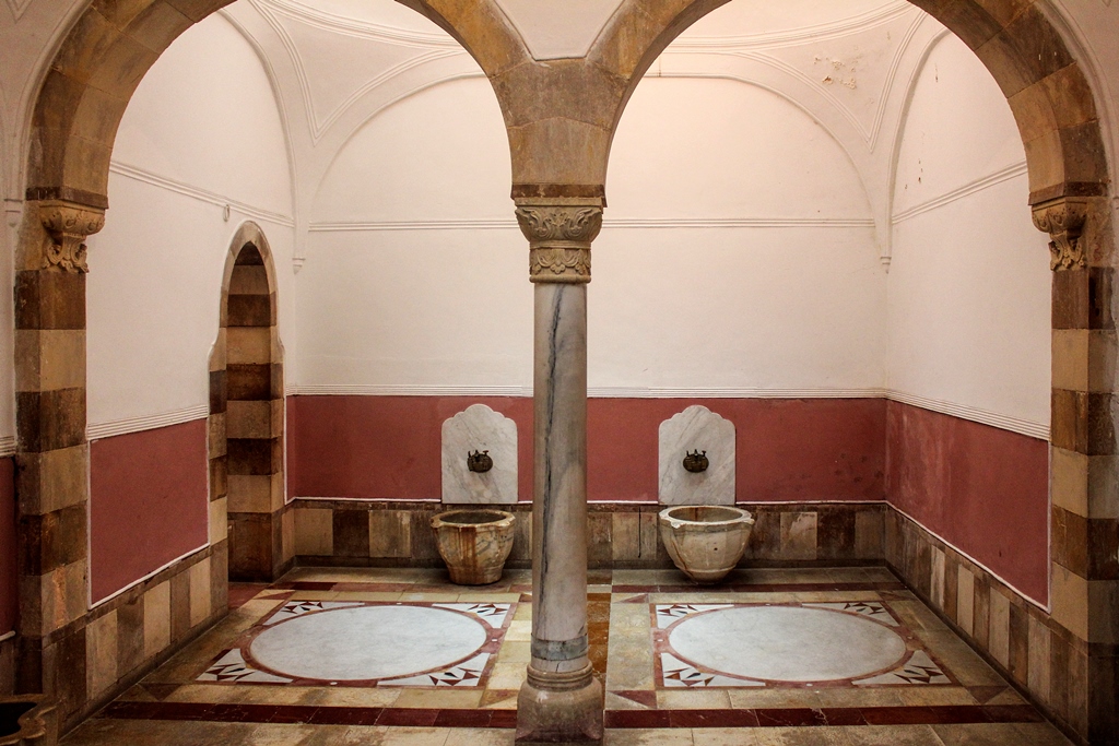 The domed hammam, the palace baths