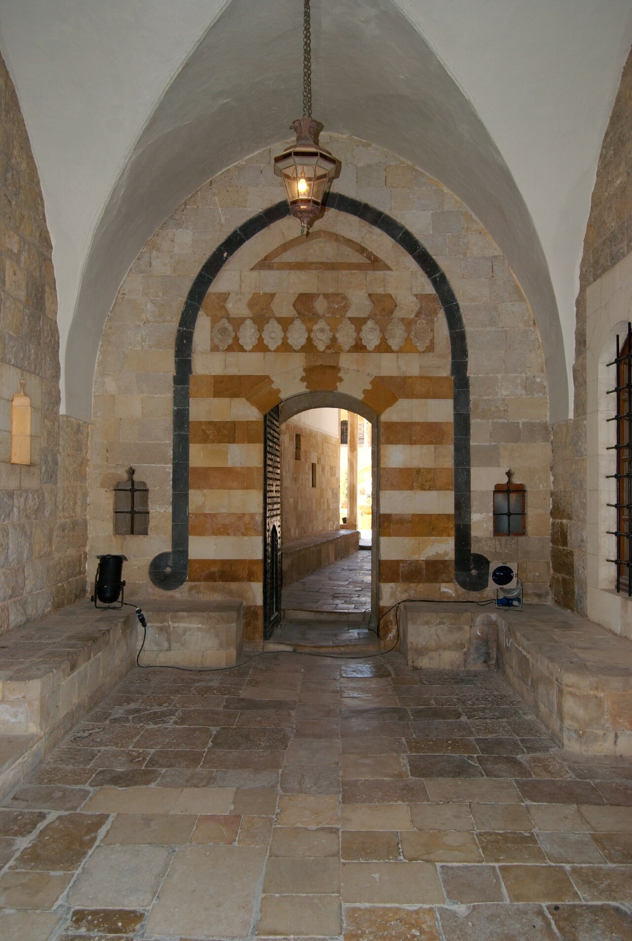 An ornate doorway at Beiteddine.