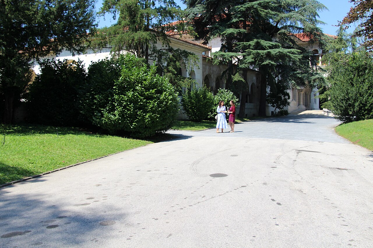 A view of the Royal Palace at Dedinje.
