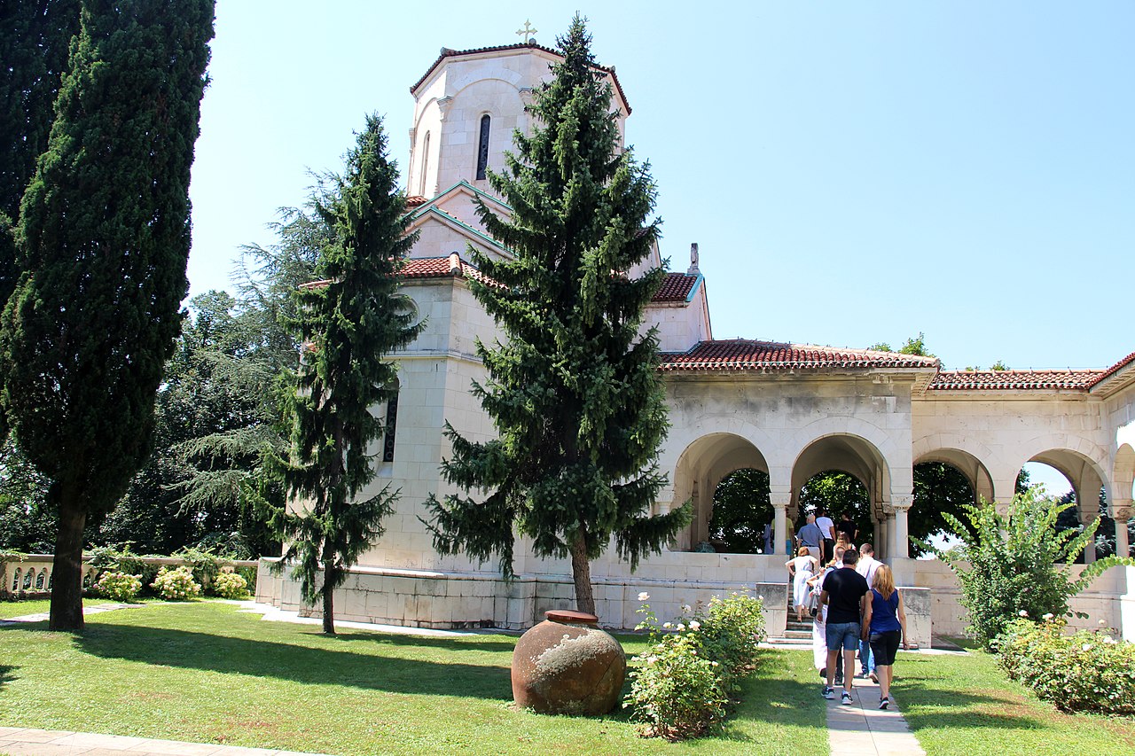 The royal chapel within the compound.
