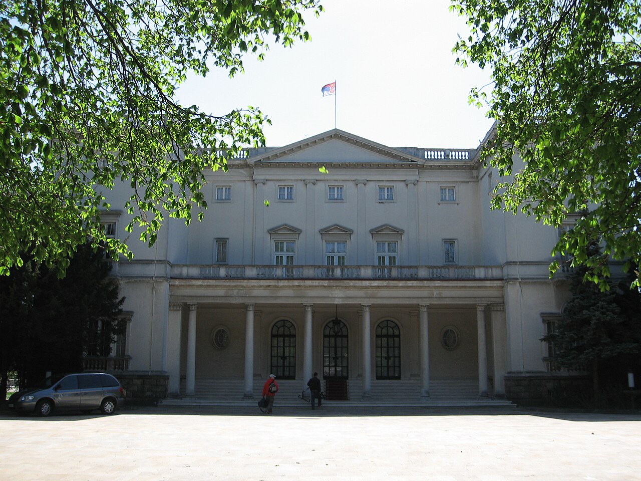 The White Palace, or Beli Dvor, in the Royal Compound.