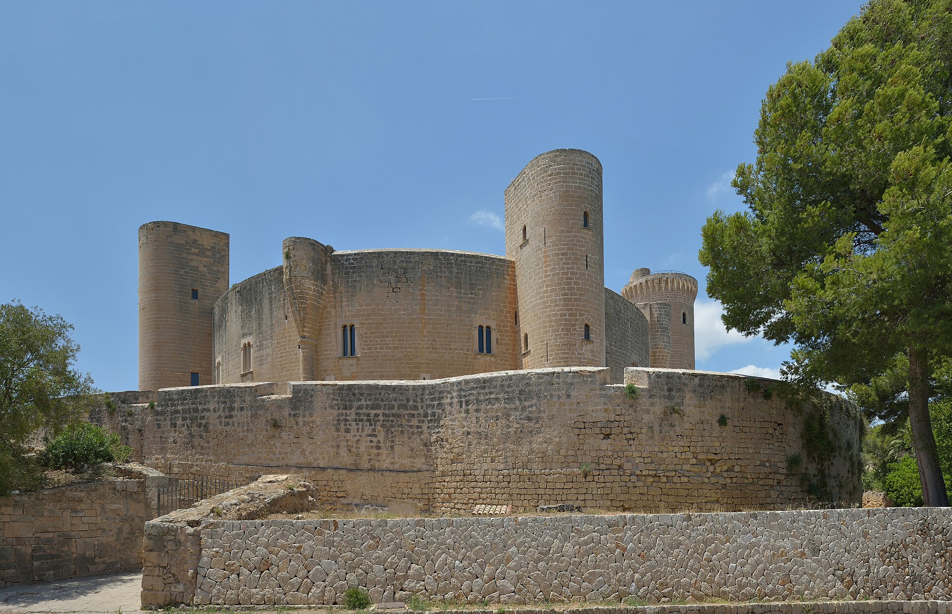 Bellver was raised as a royal residence for the kings of Majorca.