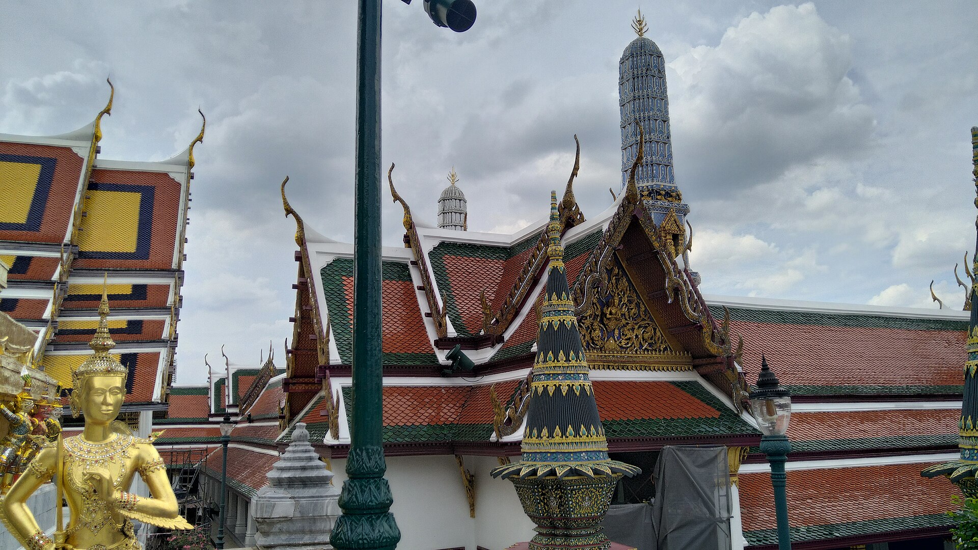 A throne hall of the palace, setting for the great ceremonies of the Thai monarchy.