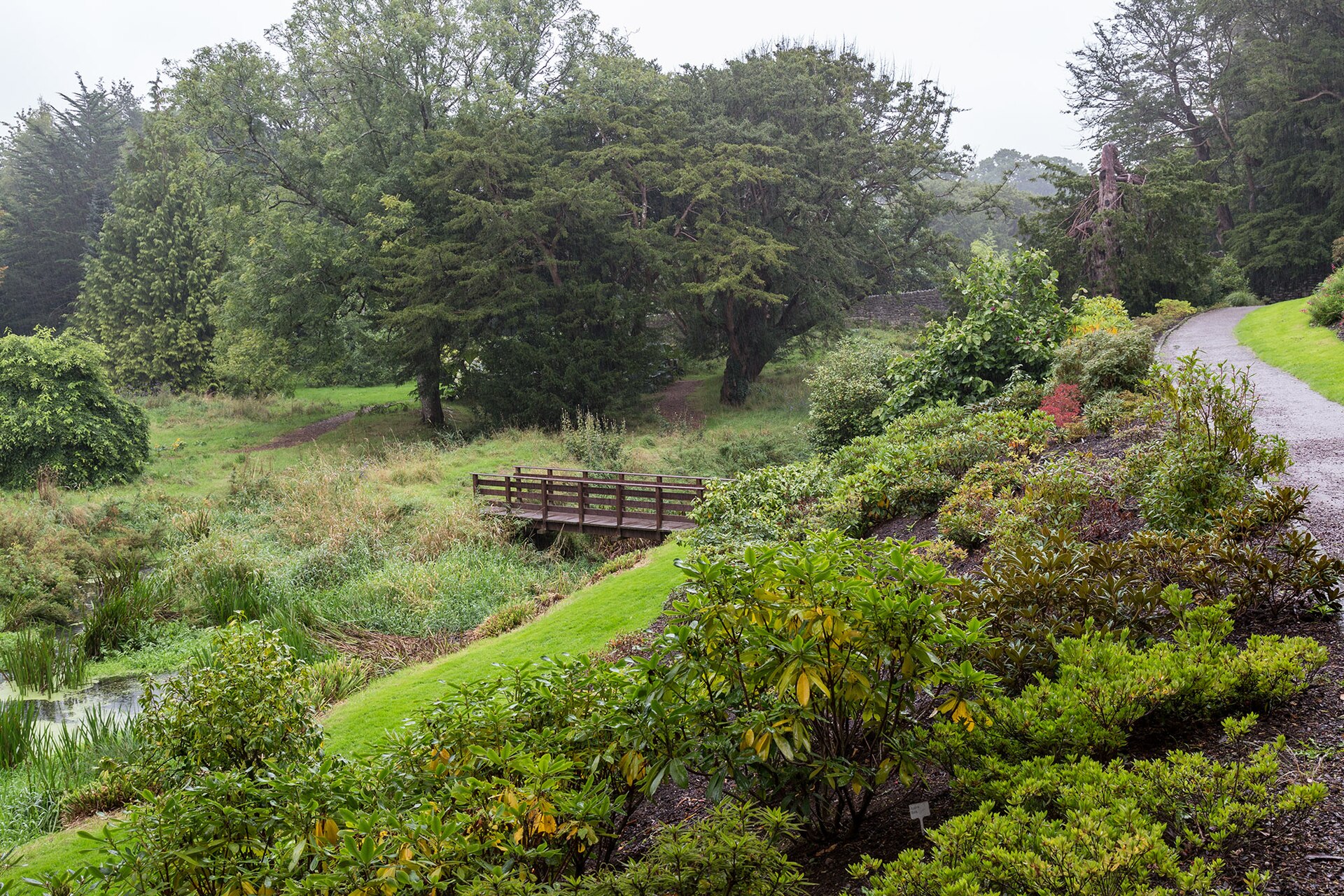 The celebrated gardens of Blarney, spread around the castle across a beautiful estate