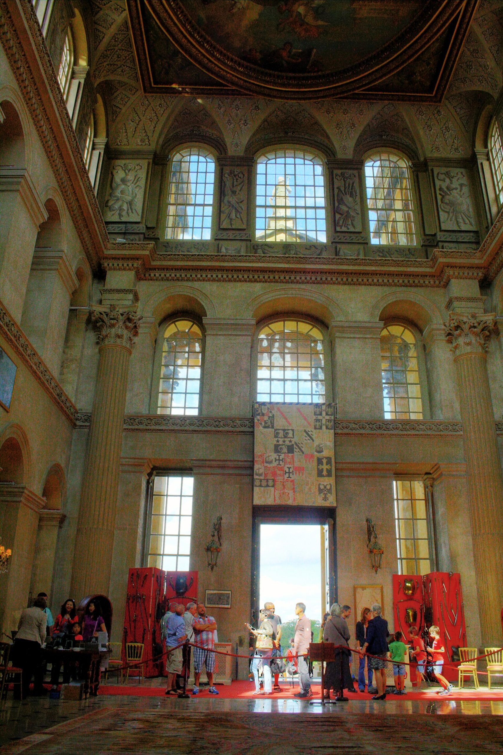 The Great Hall of Blenheim Palace