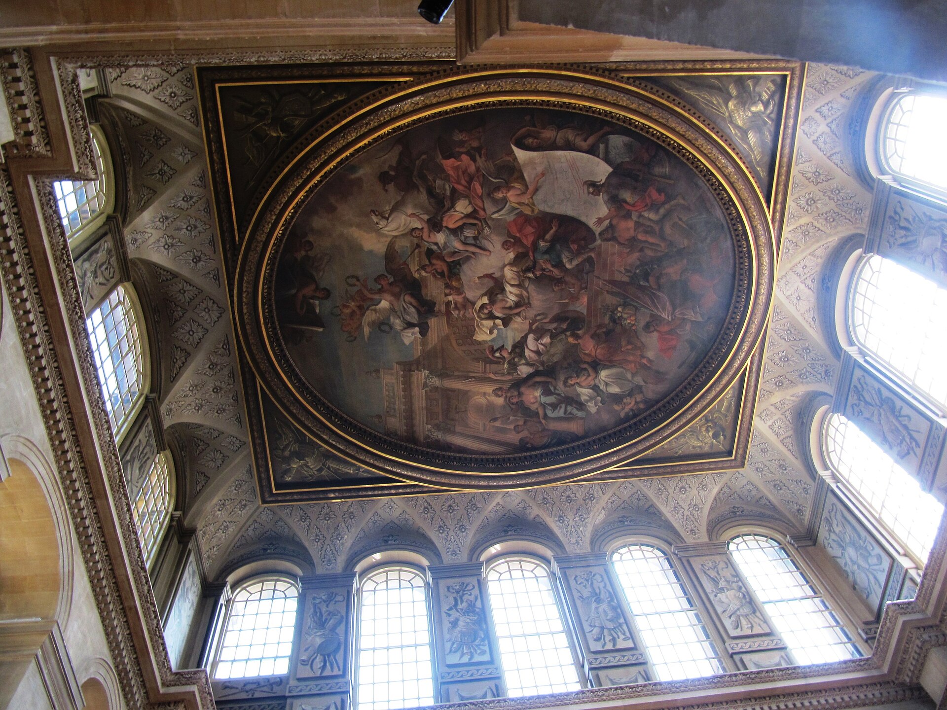 A state room within Blenheim Palace