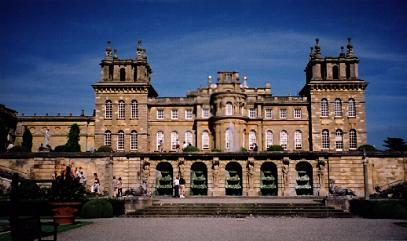 The terrace of Blenheim Palace
