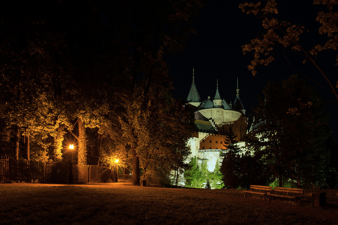 Floodlit for its famous festival of ghosts, Bojnice draws huge crowds and film crews alike.
