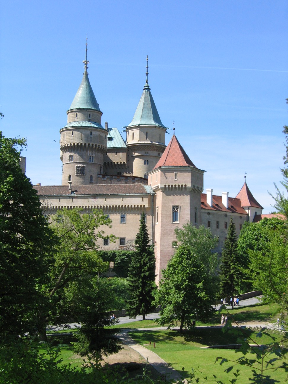 Beneath the romantic exterior lies a fortress whose origins reach back to the eleventh century.