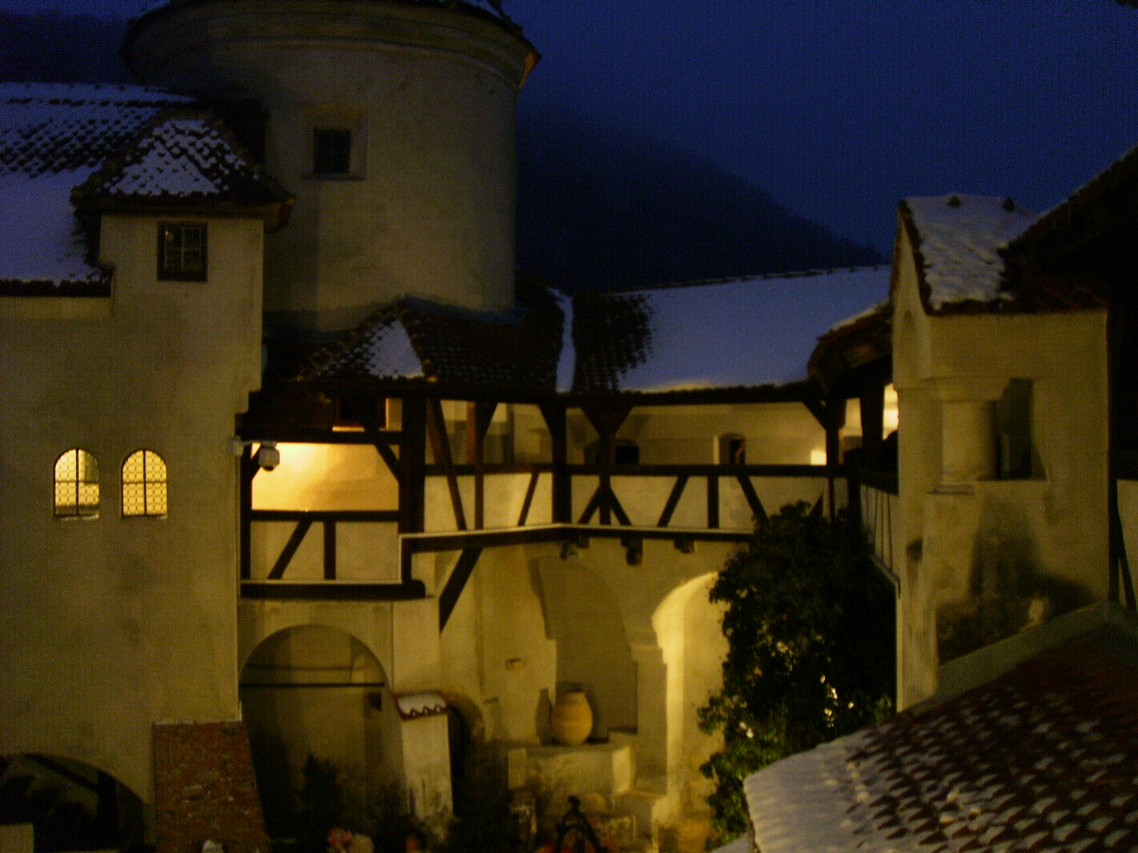 After dark, floodlit and atmospheric, Bran fully embraces its role as the world's gothic castle.