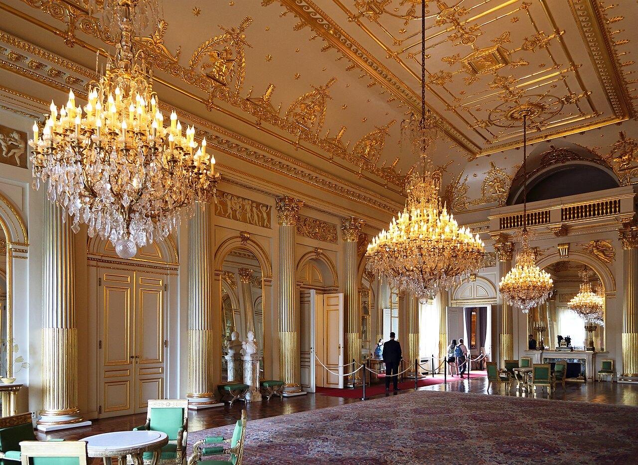 One of the palace's ornate state rooms.