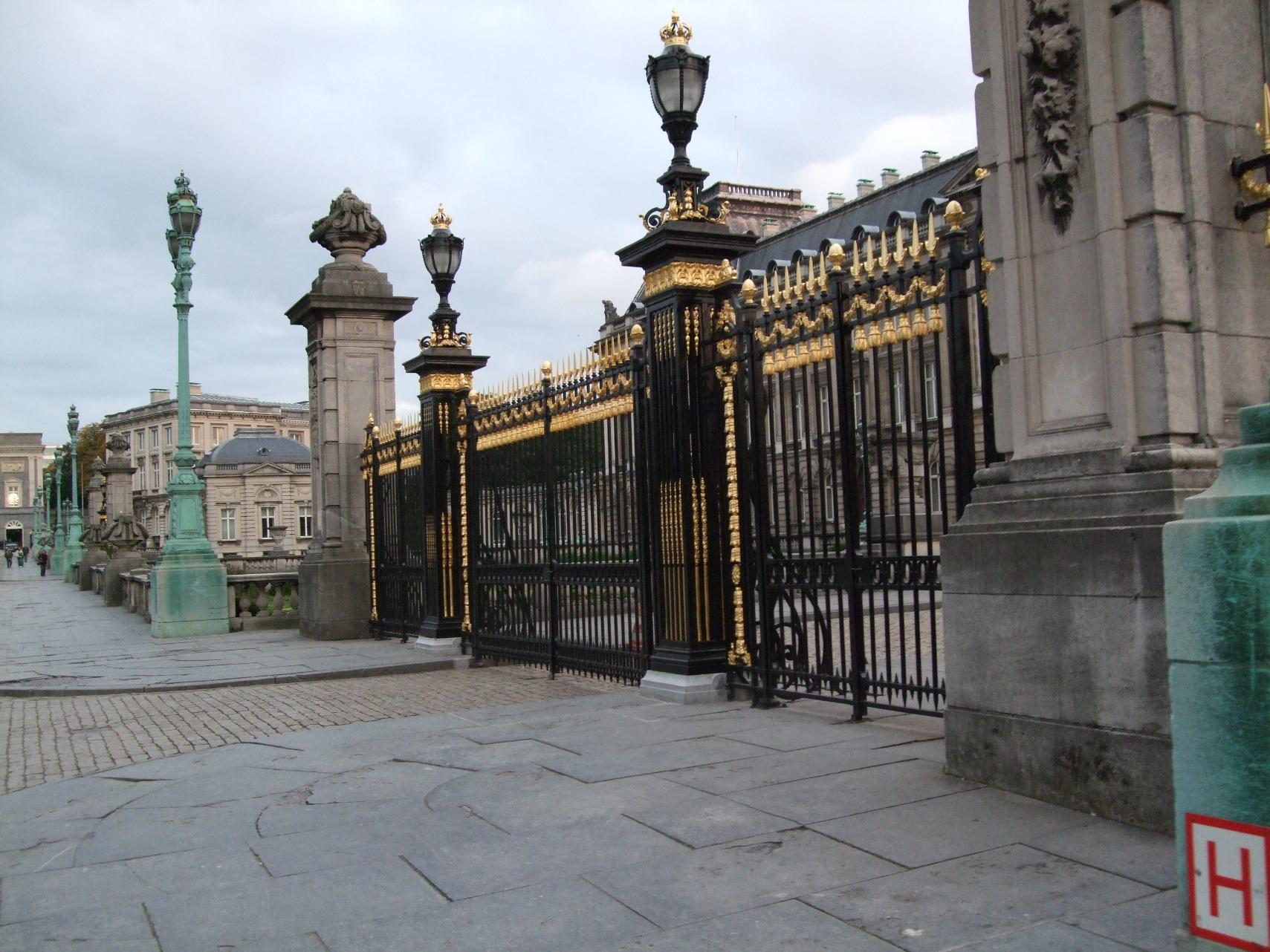The dignified front of the ceremonial palace
